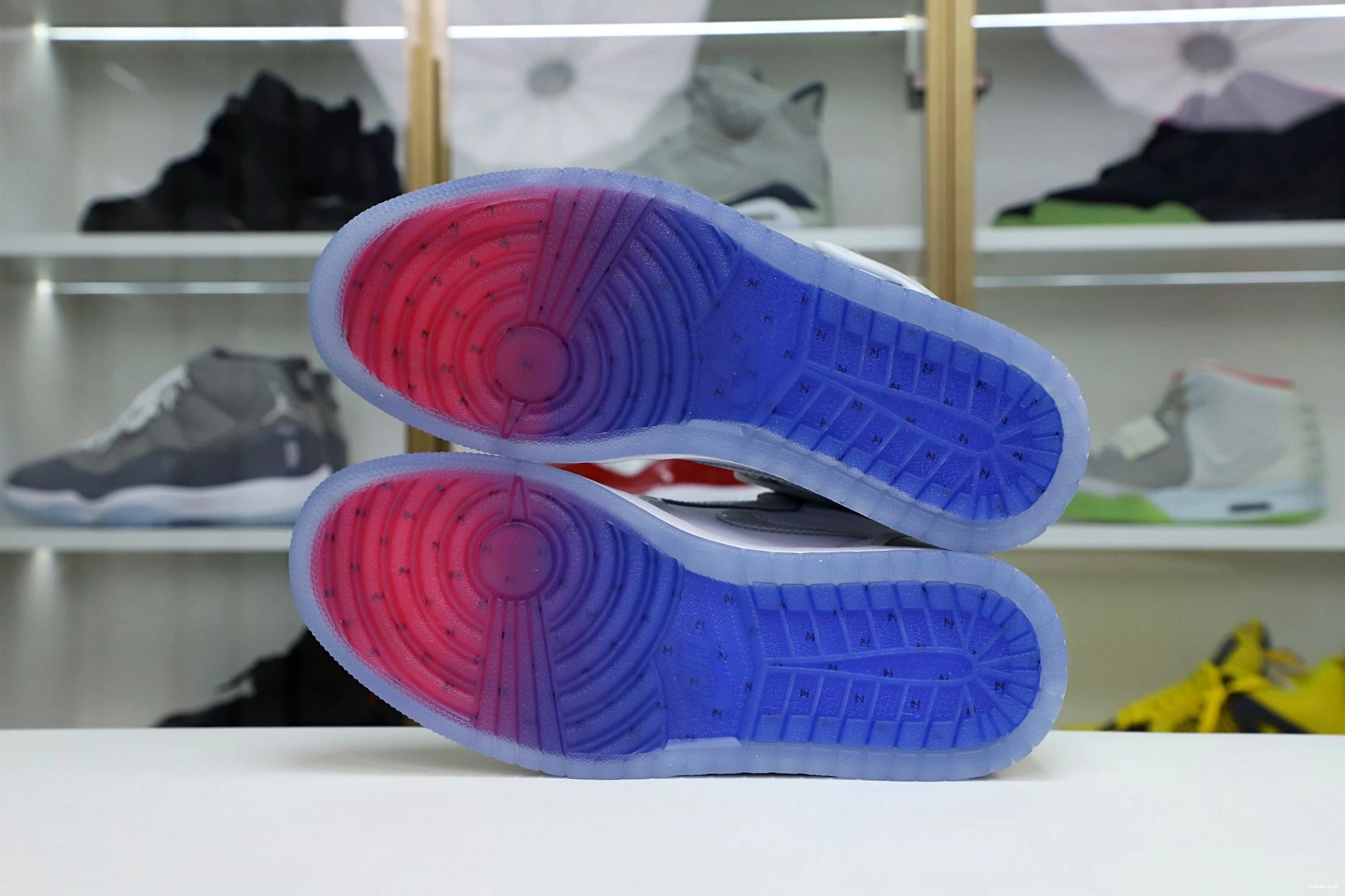 JORDAN BLUE' ZOOM 'RACER AIR 1 HIGH 0126